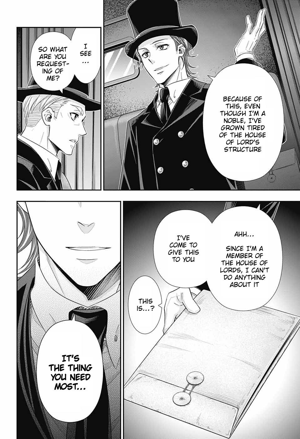Yukoku no Moriarty Chapter 36 page 41 - Chapter 36: The White Knight of London Act 2