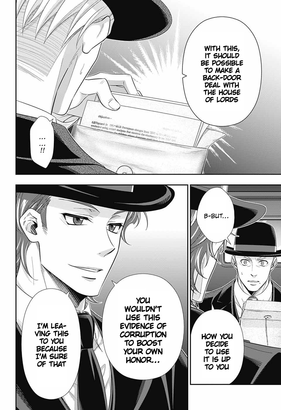 Yukoku no Moriarty Chapter 36 page 43 - Chapter 36: The White Knight of London Act 2