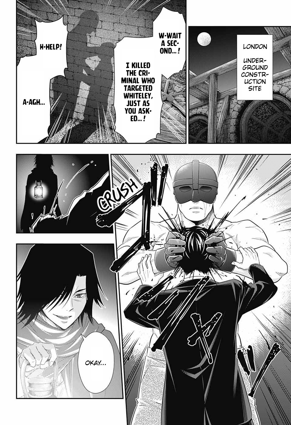 Yukoku no Moriarty Chapter 36 page 47 - Chapter 36: The White Knight of London Act 2