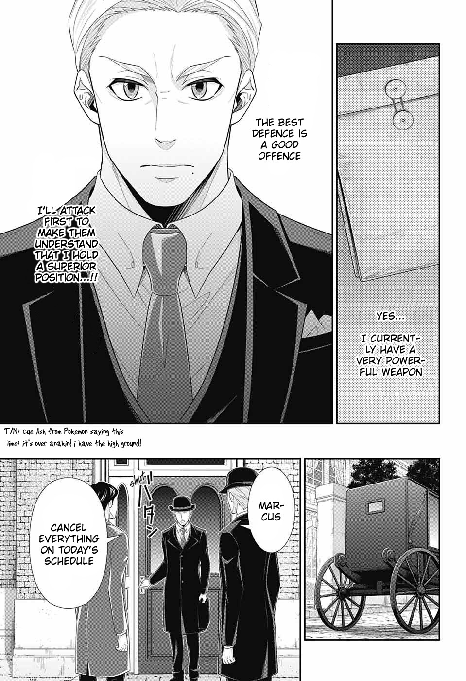 Yukoku no Moriarty Chapter 37 page 12 - Chapter 37: The White Knight of London Act 3