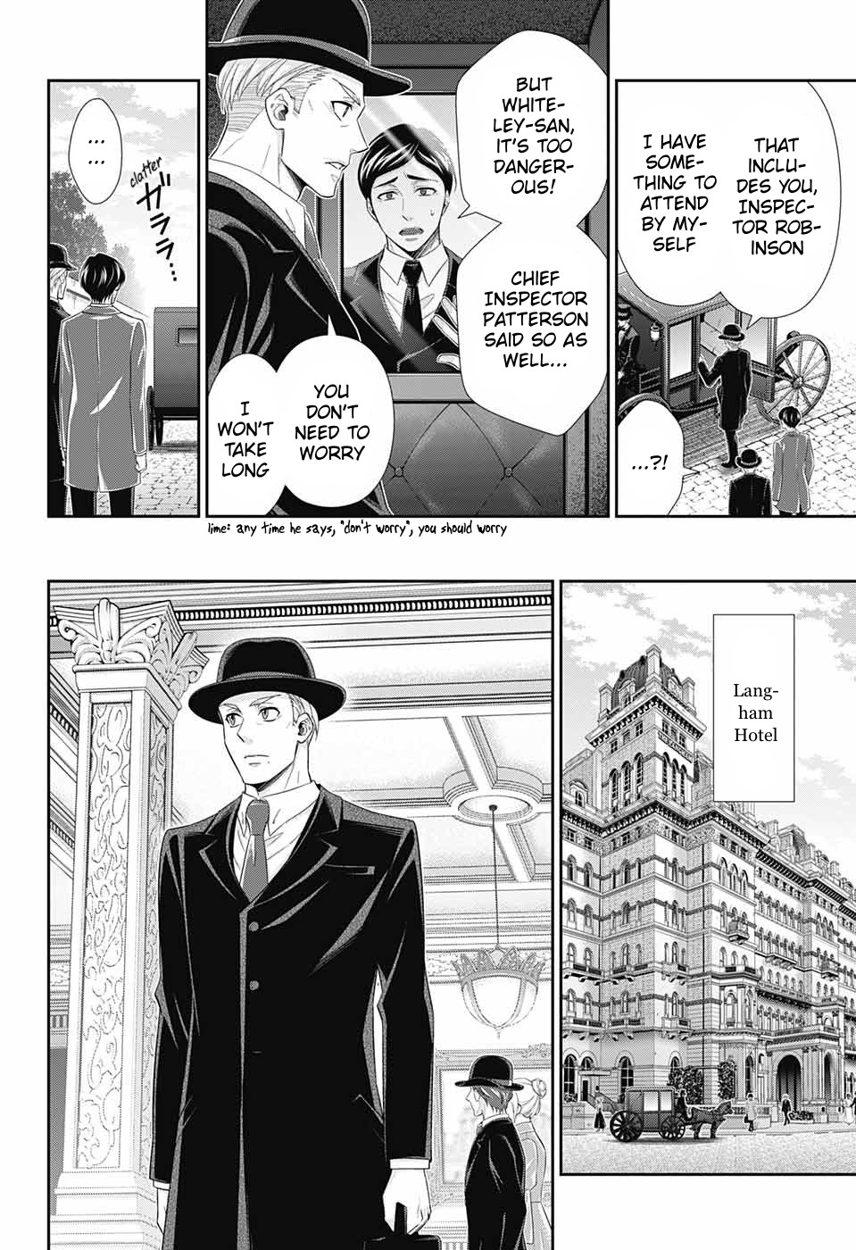 Yukoku no Moriarty Chapter 37 page 13 - Chapter 37: The White Knight of London Act 3