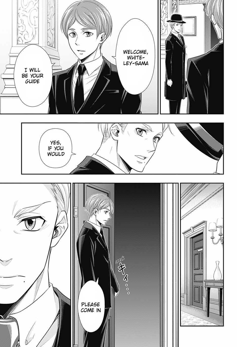 Yukoku no Moriarty Chapter 37 page 14 - Chapter 37: The White Knight of London Act 3