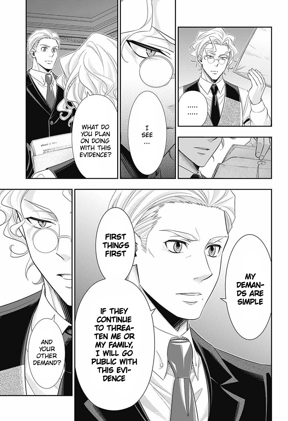 Yukoku no Moriarty Chapter 37 page 18 - Chapter 37: The White Knight of London Act 3