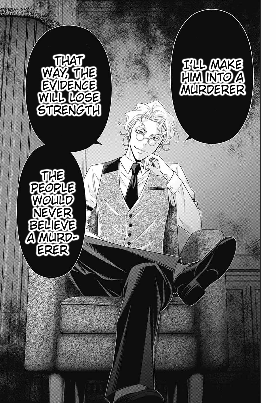 Yukoku no Moriarty Chapter 37 page 24 - Chapter 37: The White Knight of London Act 3