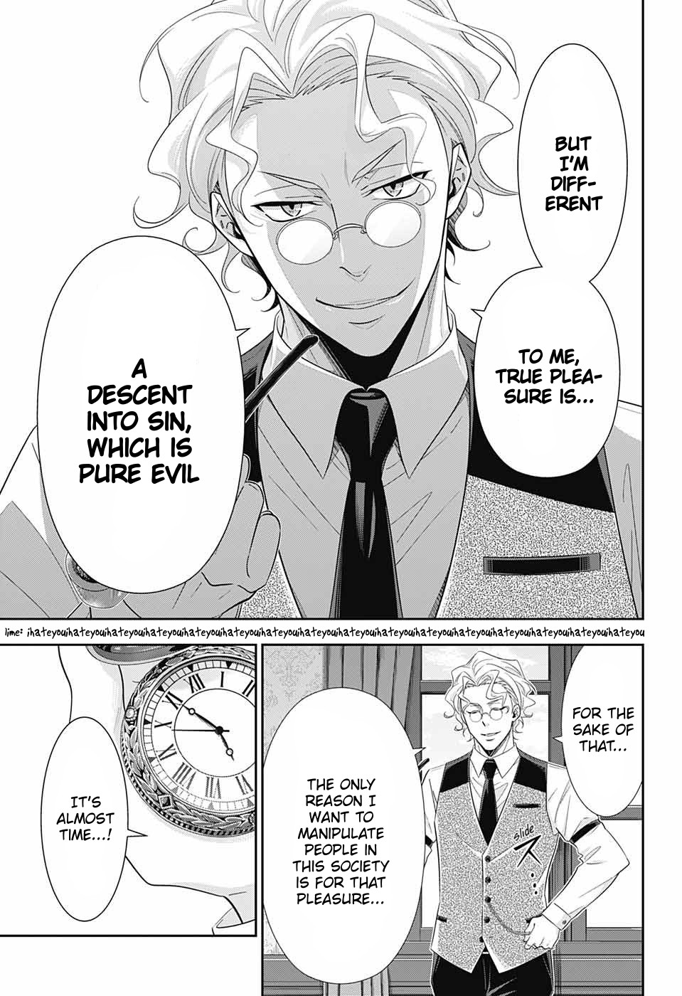 Yukoku no Moriarty Chapter 37 page 36 - Chapter 37: The White Knight of London Act 3