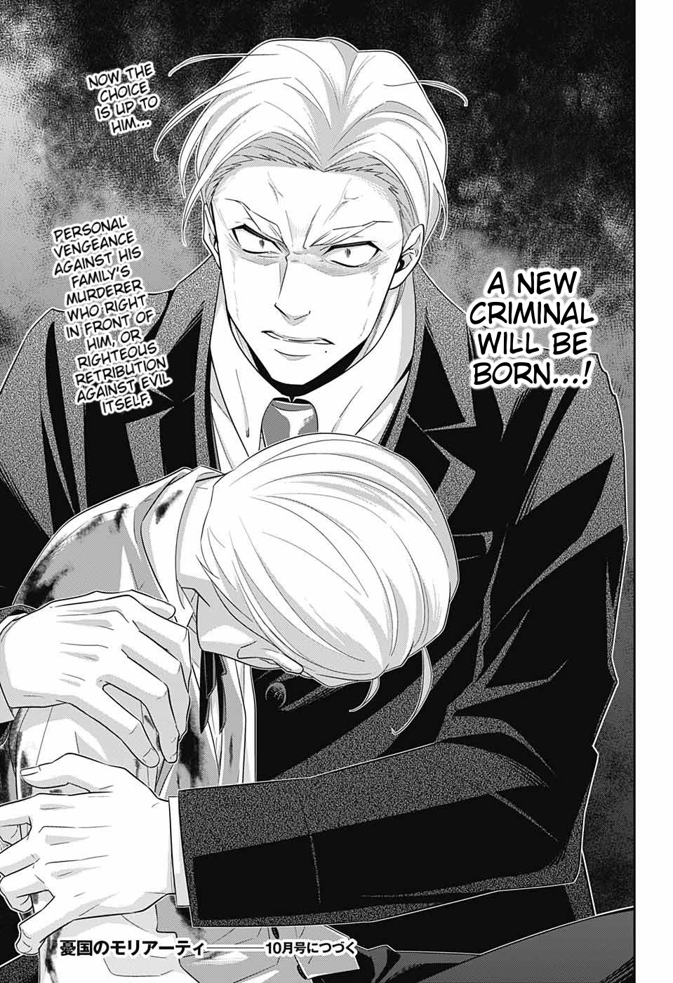 Yukoku no Moriarty Chapter 37 page 48 - Chapter 37: The White Knight of London Act 3