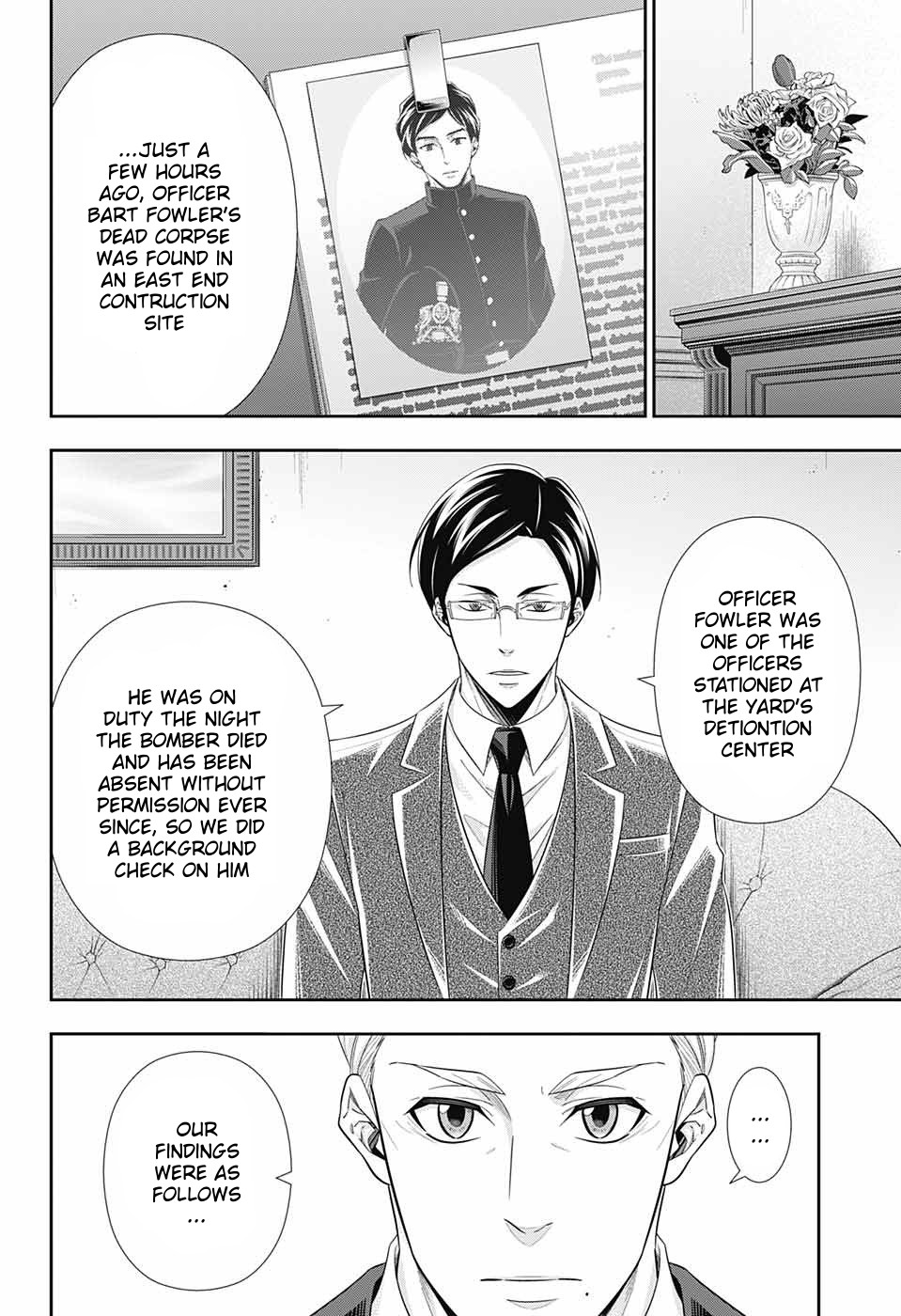 Yukoku no Moriarty Chapter 37 page 7 - Chapter 37: The White Knight of London Act 3