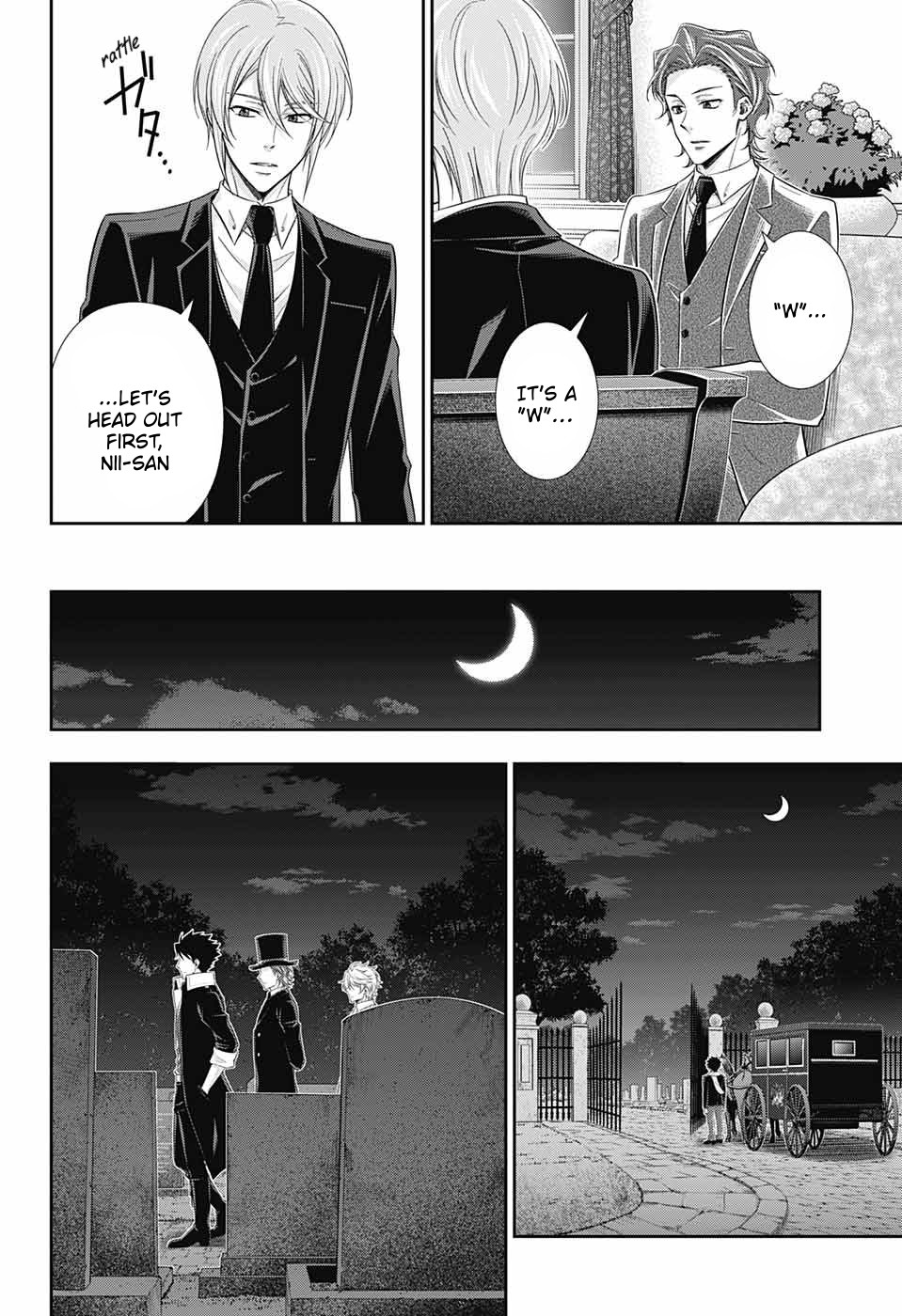 Yukoku no Moriarty Chapter 38 page 17 - Chapter 38: The White Knight of London Act 4