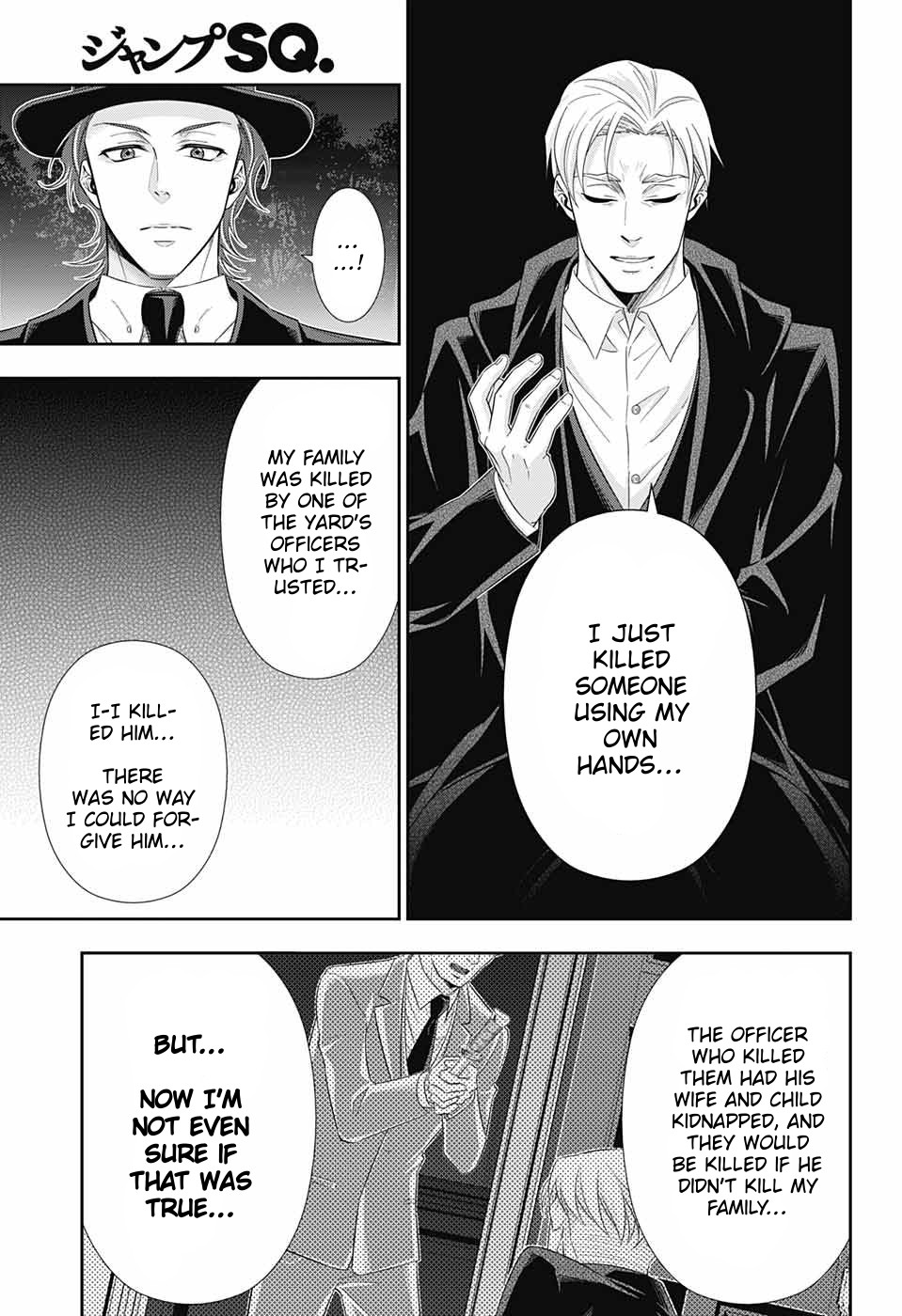 Yukoku no Moriarty Chapter 38 page 20 - Chapter 38: The White Knight of London Act 4
