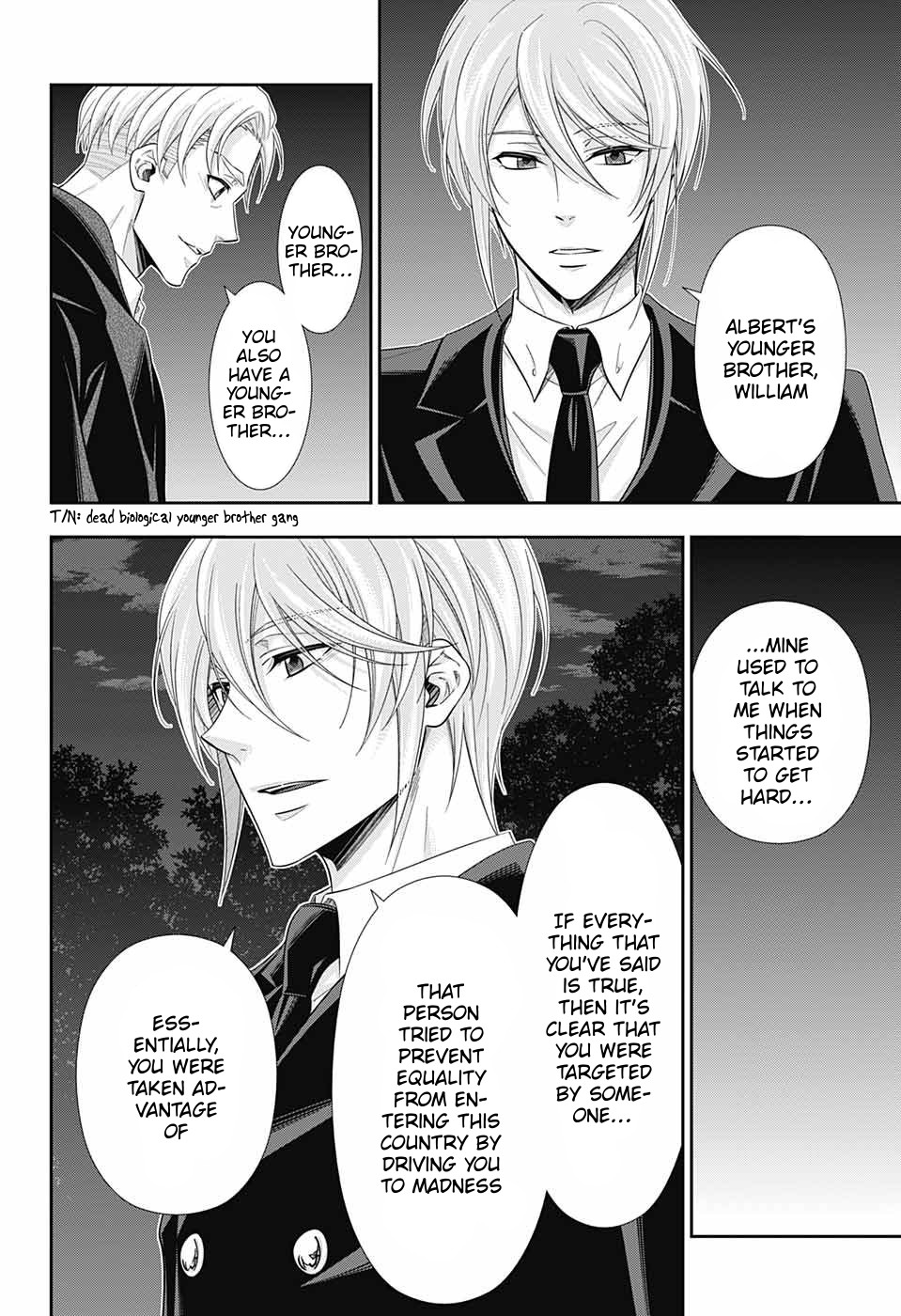 Yukoku no Moriarty Chapter 38 page 23 - Chapter 38: The White Knight of London Act 4