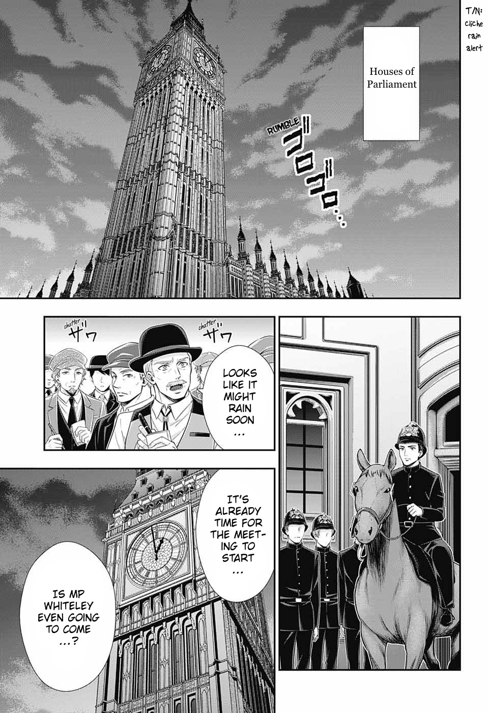 Yukoku no Moriarty Chapter 38 page 26 - Chapter 38: The White Knight of London Act 4