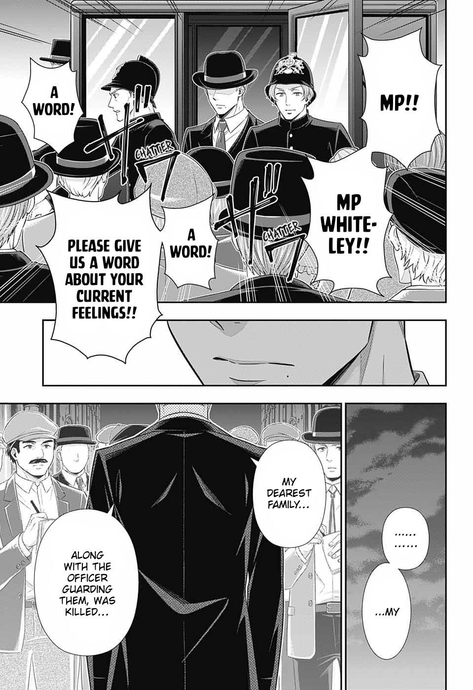 Yukoku no Moriarty Chapter 38 page 28 - Chapter 38: The White Knight of London Act 4