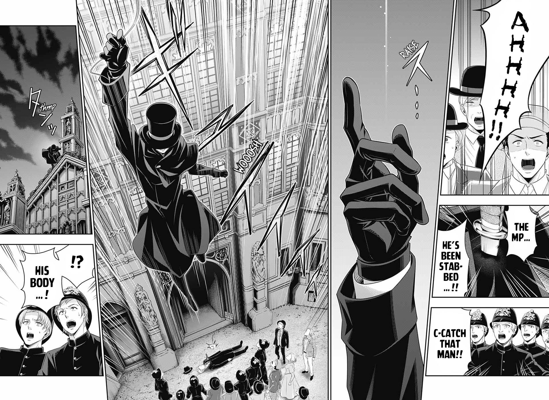 Yukoku no Moriarty Chapter 38 page 33 - Chapter 38: The White Knight of London Act 4