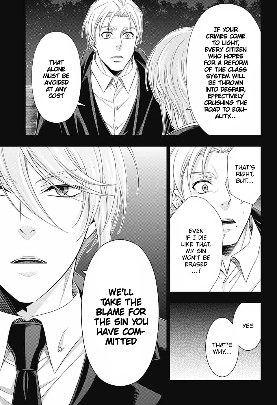 Yukoku no Moriarty Chapter 38 page 38 - Chapter 38: The White Knight of London Act 4