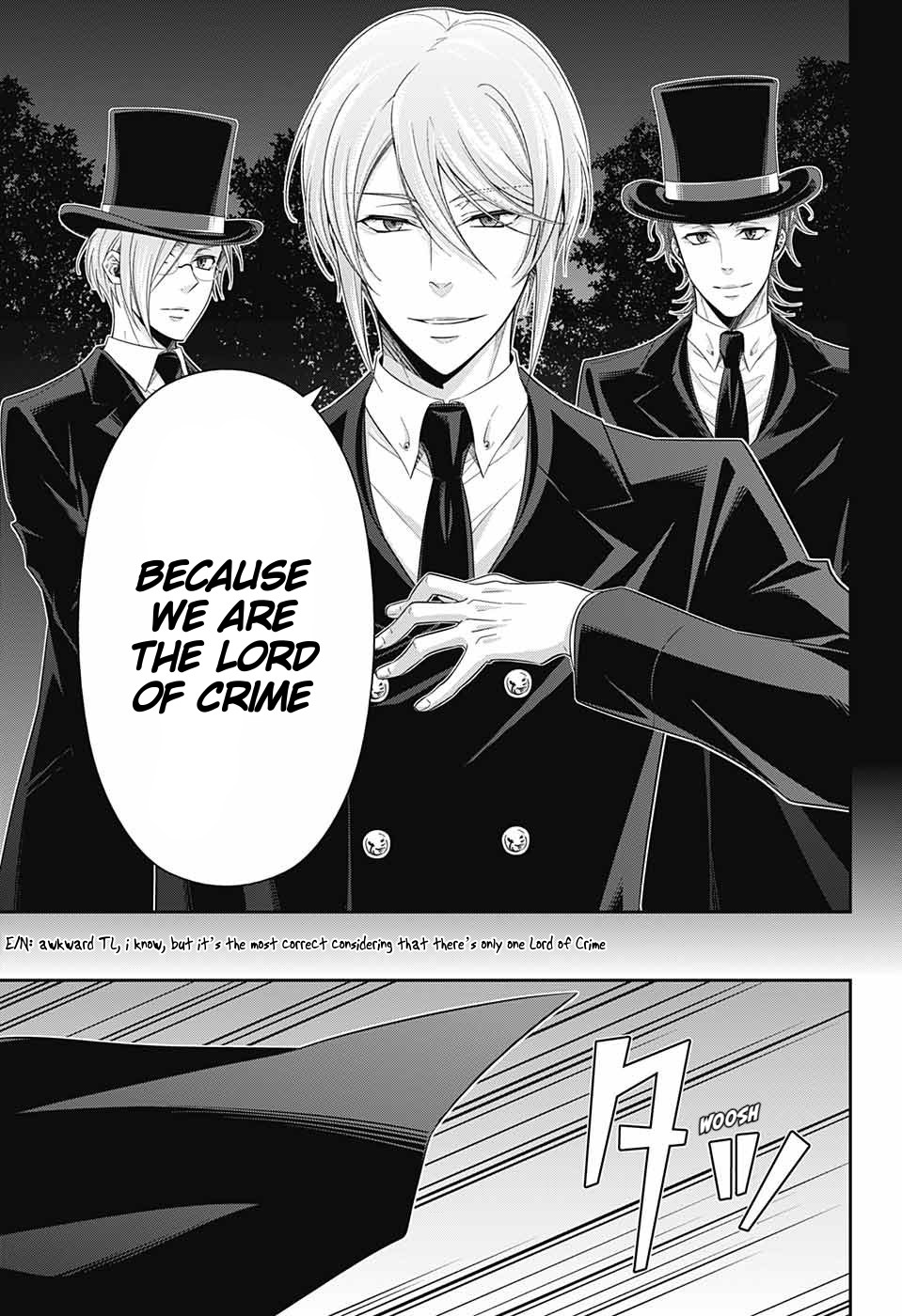 Yukoku no Moriarty Chapter 38 page 40 - Chapter 38: The White Knight of London Act 4