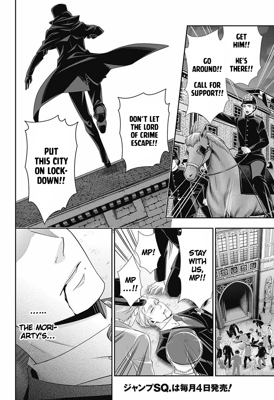 Yukoku no Moriarty Chapter 38 page 41 - Chapter 38: The White Knight of London Act 4