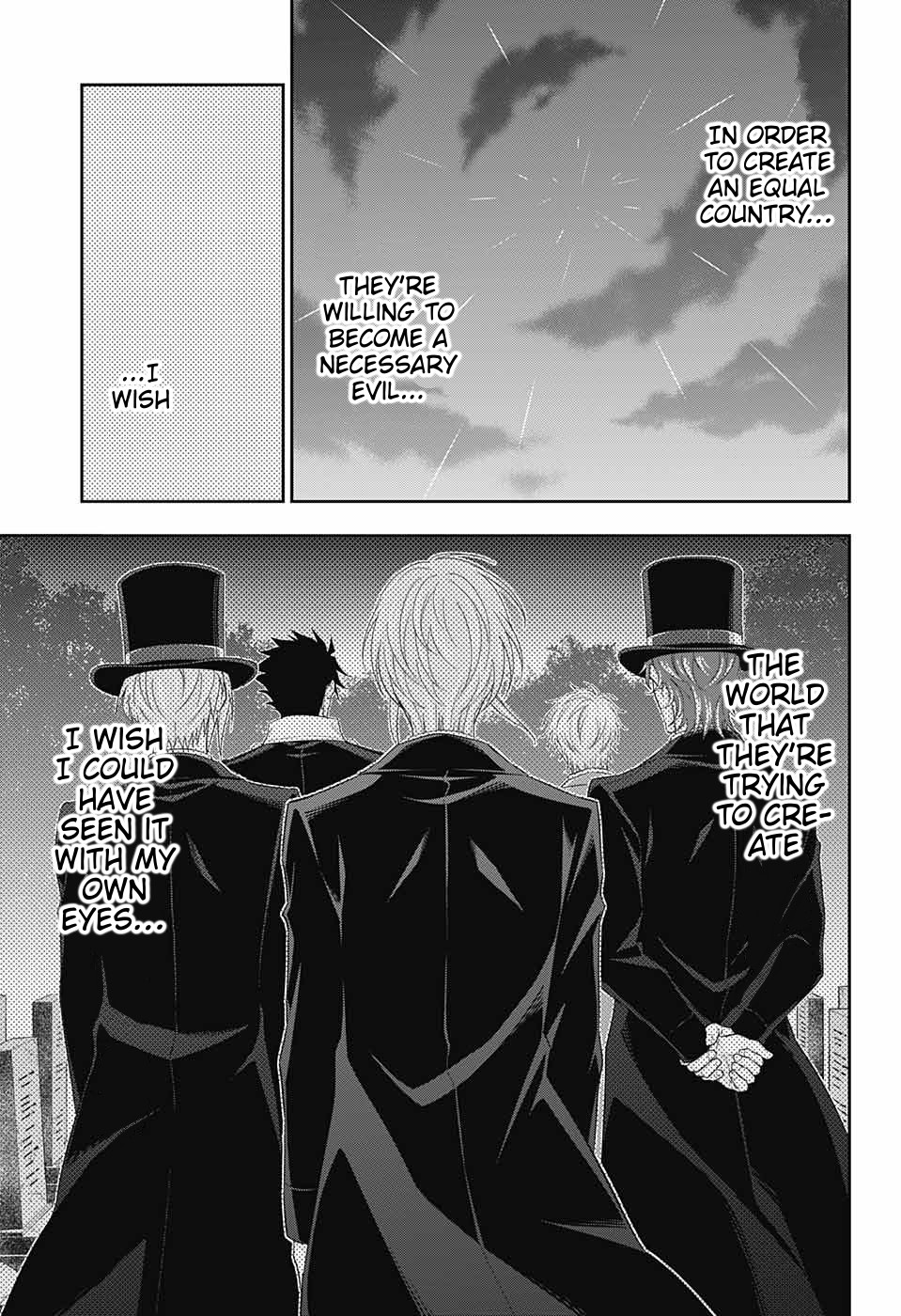 Yukoku no Moriarty Chapter 38 page 42 - Chapter 38: The White Knight of London Act 4
