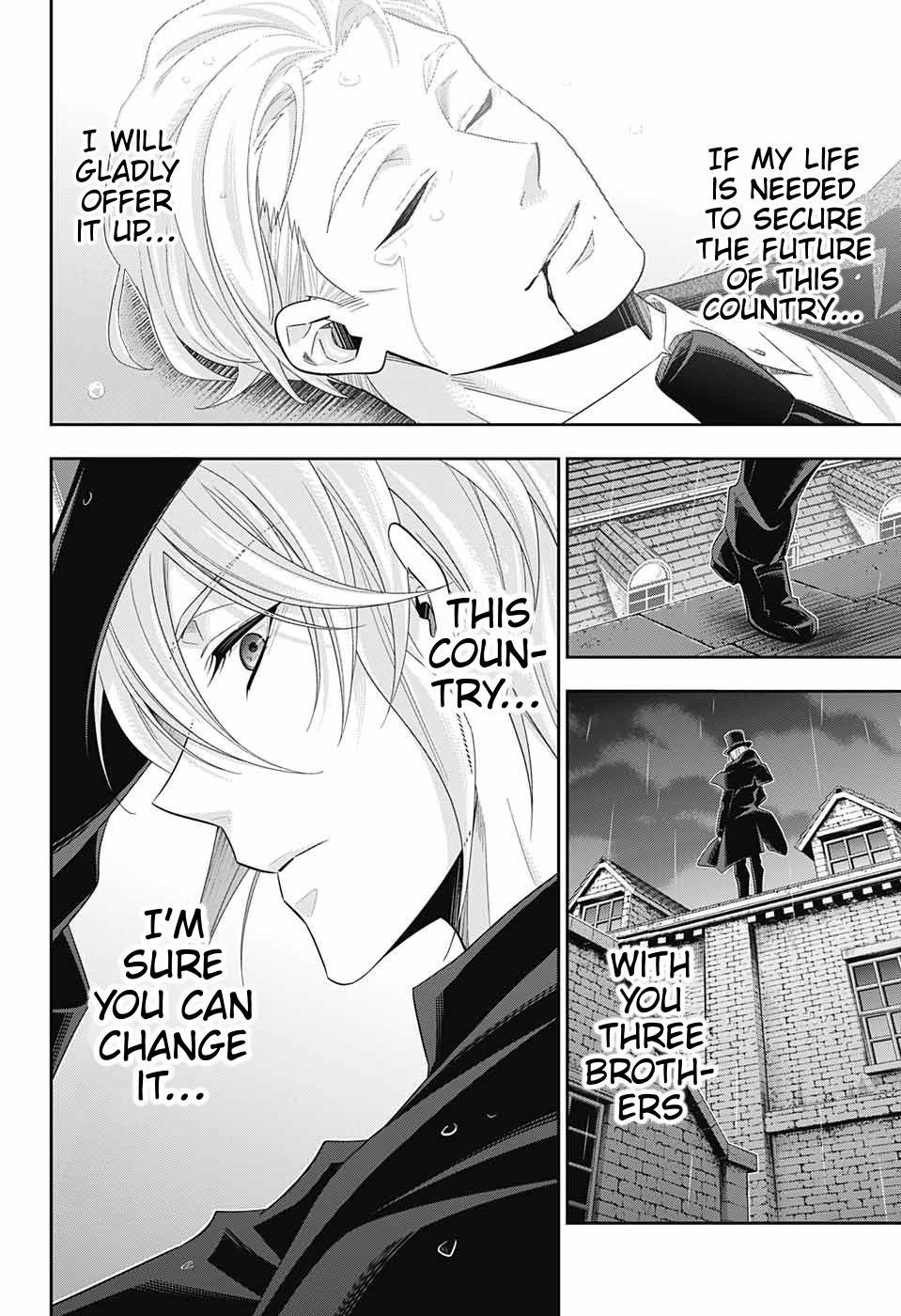 Yukoku no Moriarty Chapter 38 page 43 - Chapter 38: The White Knight of London Act 4