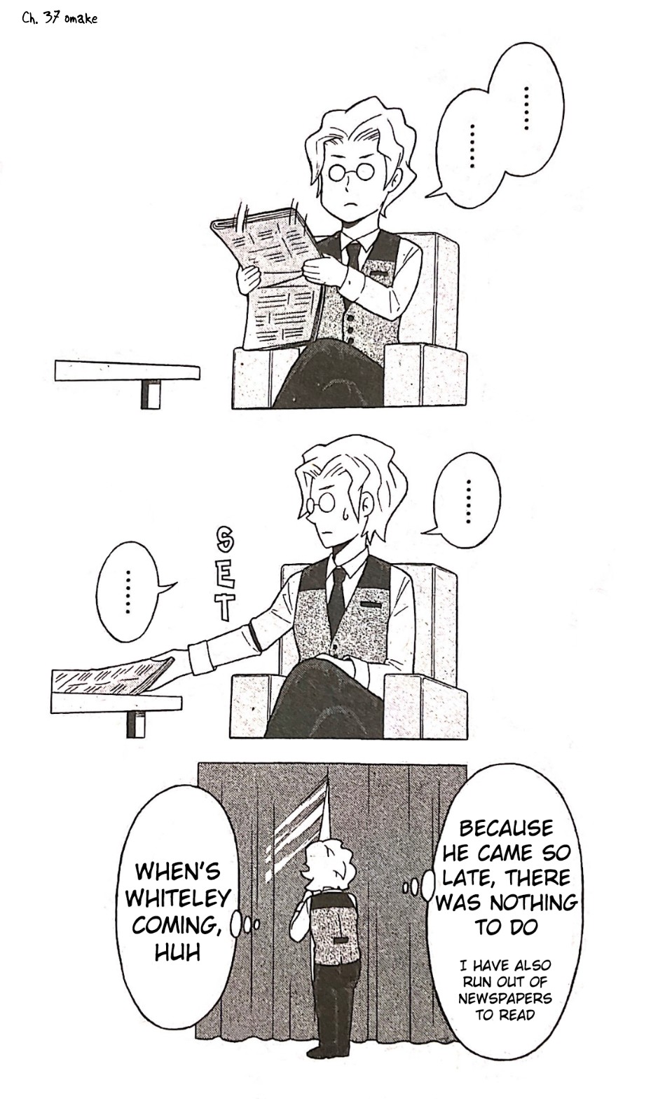 Yukoku no Moriarty Chapter 39.5 page 3 - Chapter 39.5: Extra & Missing Omakes