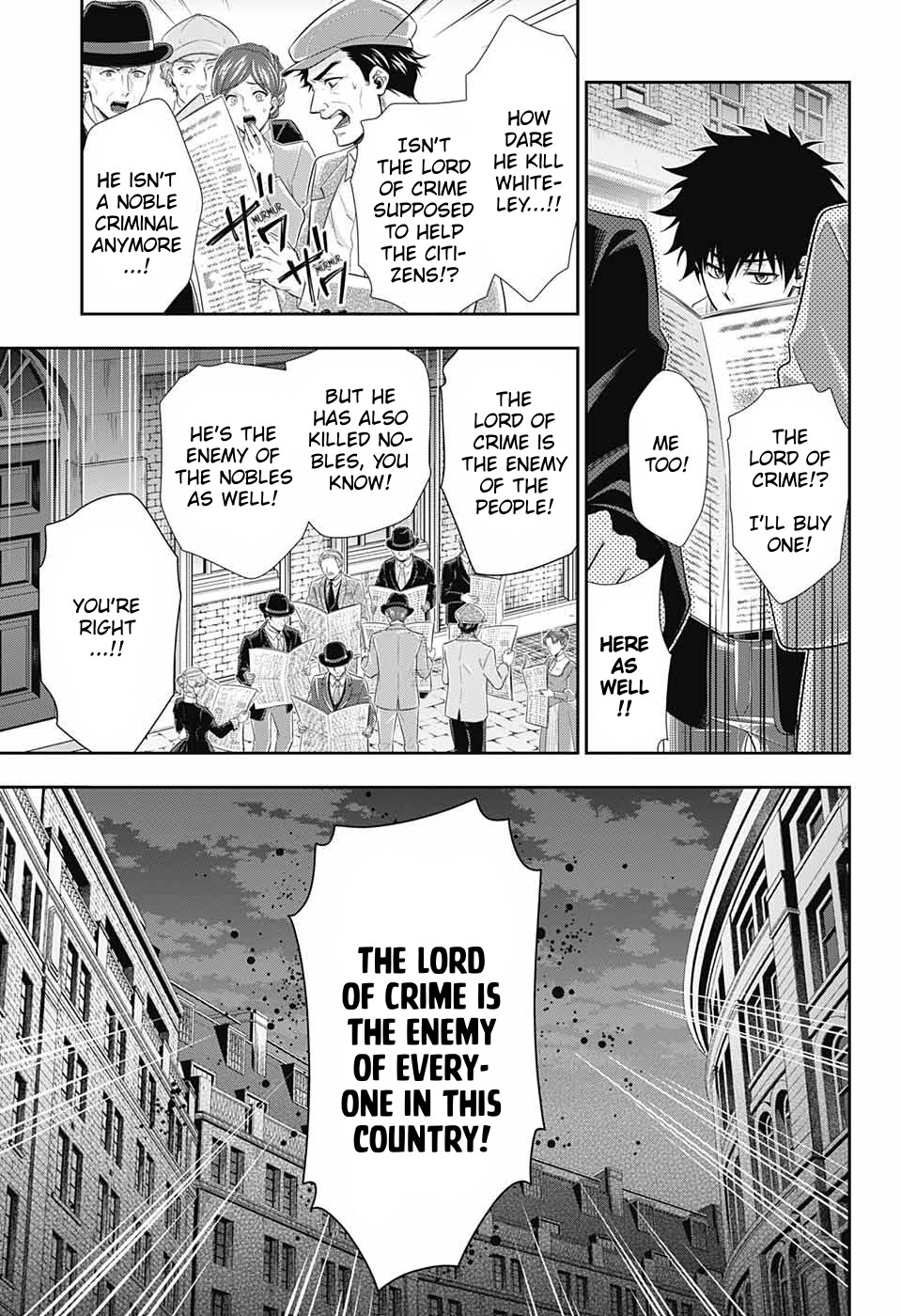 Yukoku no Moriarty Chapter 39 page 12 - Chapter 39: The Dark Night of London