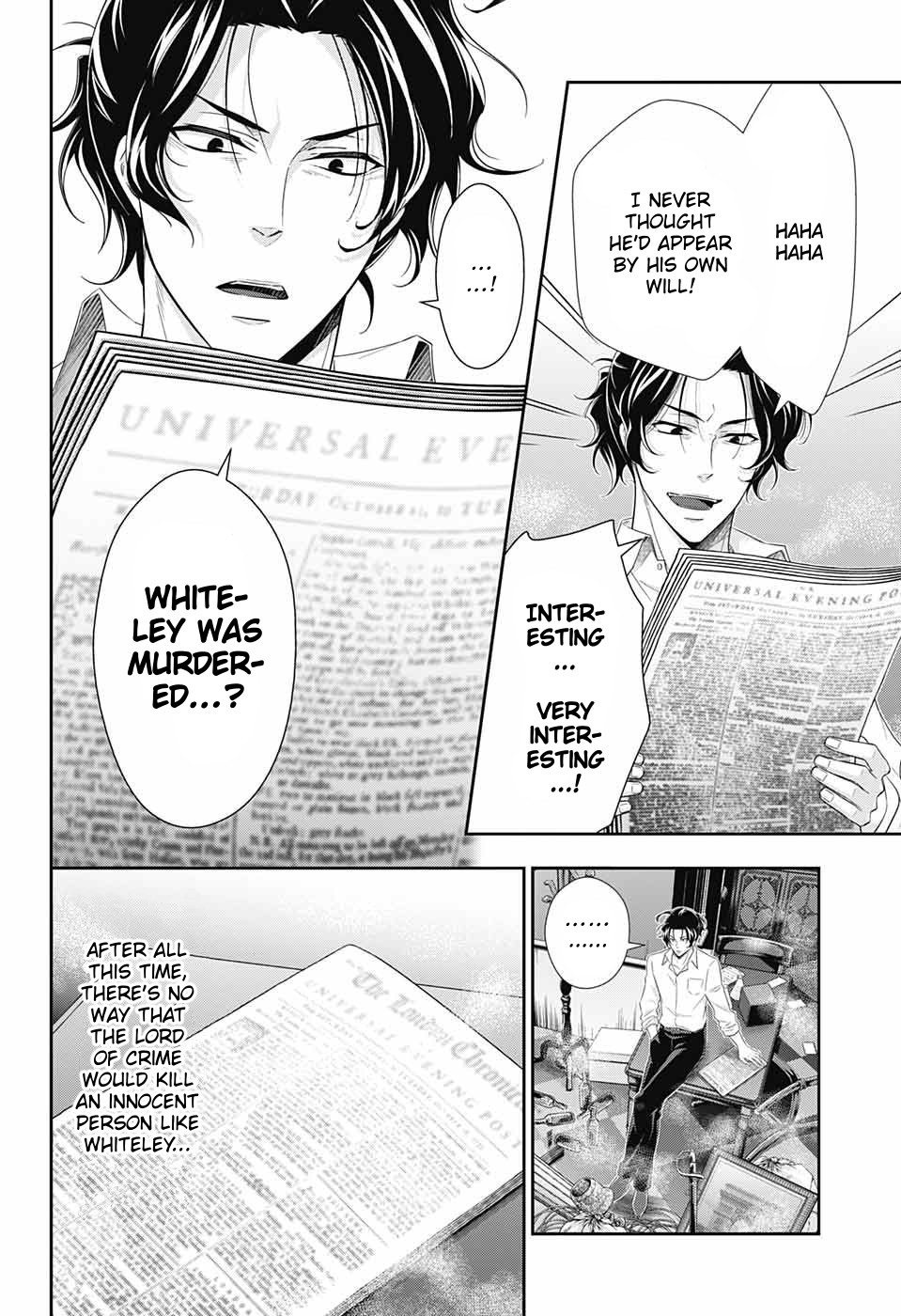 Yukoku no Moriarty Chapter 39 page 15 - Chapter 39: The Dark Night of London