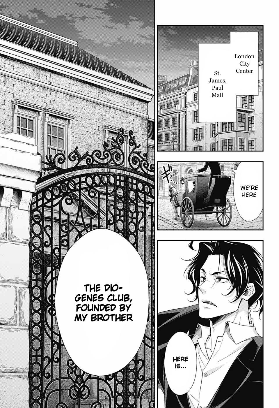 Yukoku no Moriarty Chapter 39 page 18 - Chapter 39: The Dark Night of London