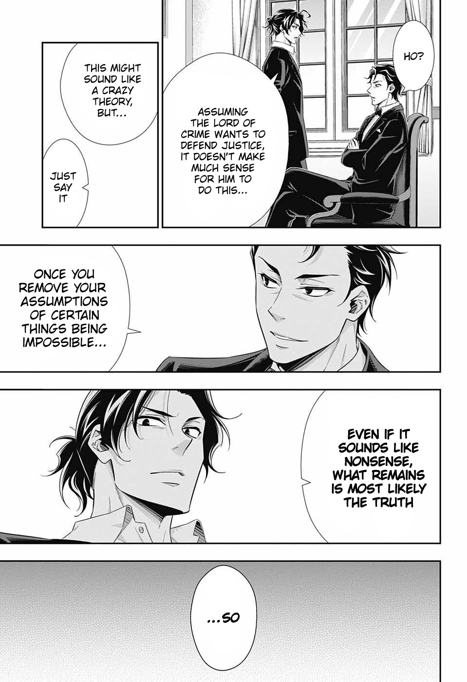 Yukoku no Moriarty Chapter 39 page 32 - Chapter 39: The Dark Night of London