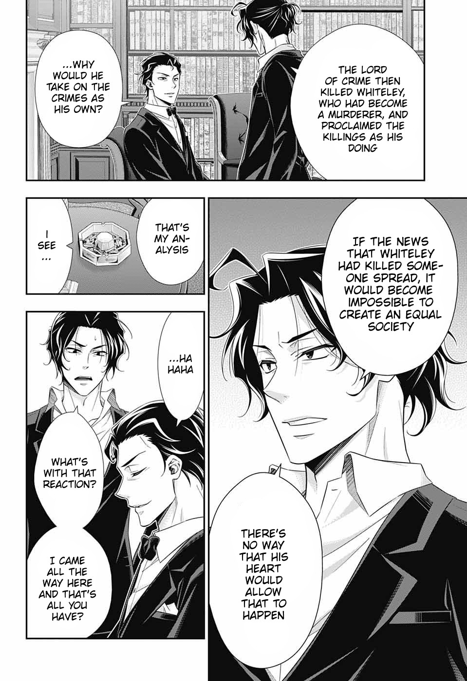 Yukoku no Moriarty Chapter 39 page 35 - Chapter 39: The Dark Night of London