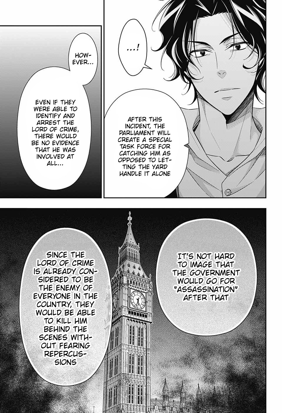Yukoku no Moriarty Chapter 39 page 38 - Chapter 39: The Dark Night of London