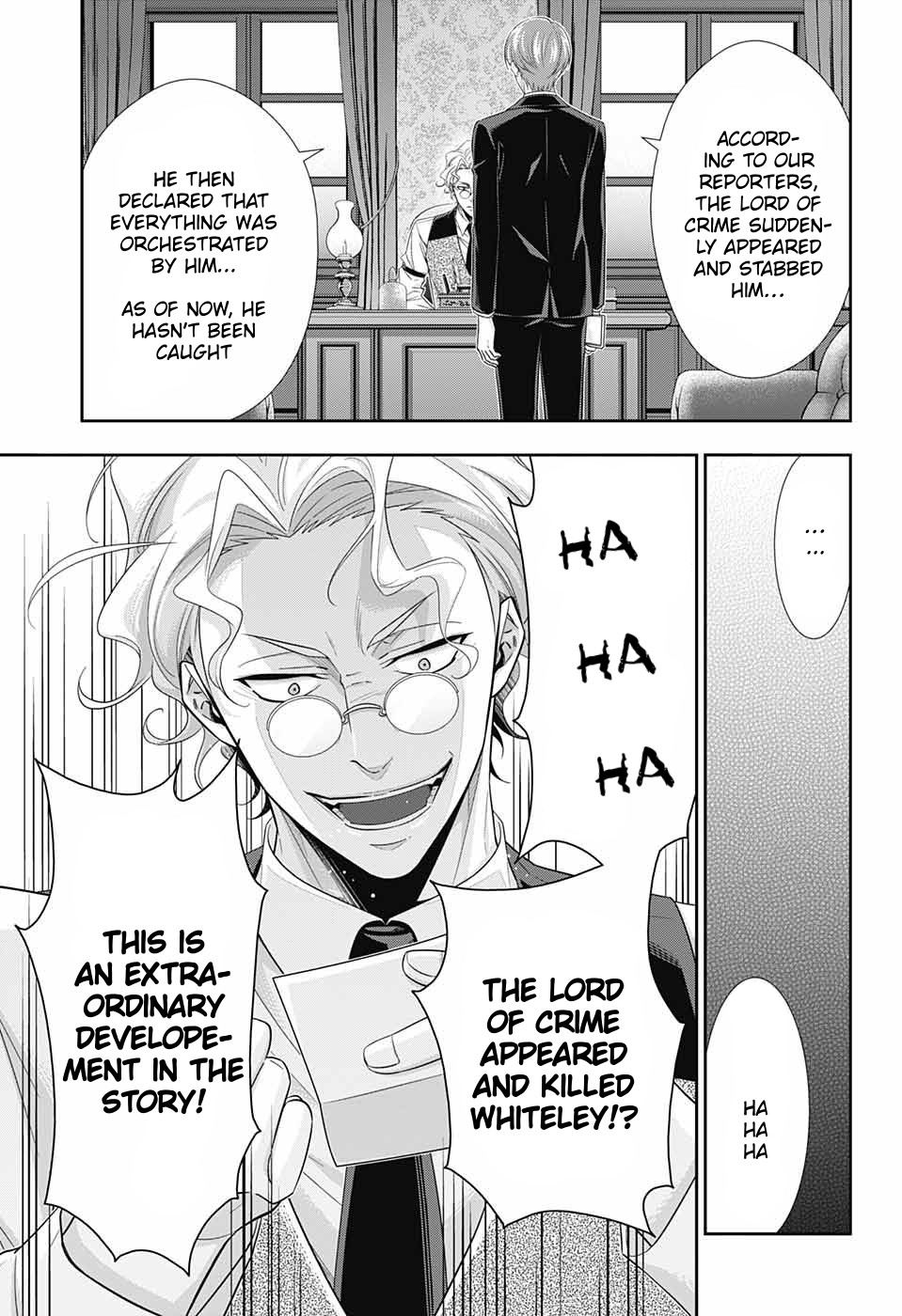 Yukoku no Moriarty Chapter 39 page 4 - Chapter 39: The Dark Night of London