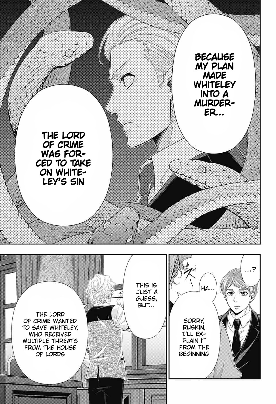Yukoku no Moriarty Chapter 39 page 6 - Chapter 39: The Dark Night of London