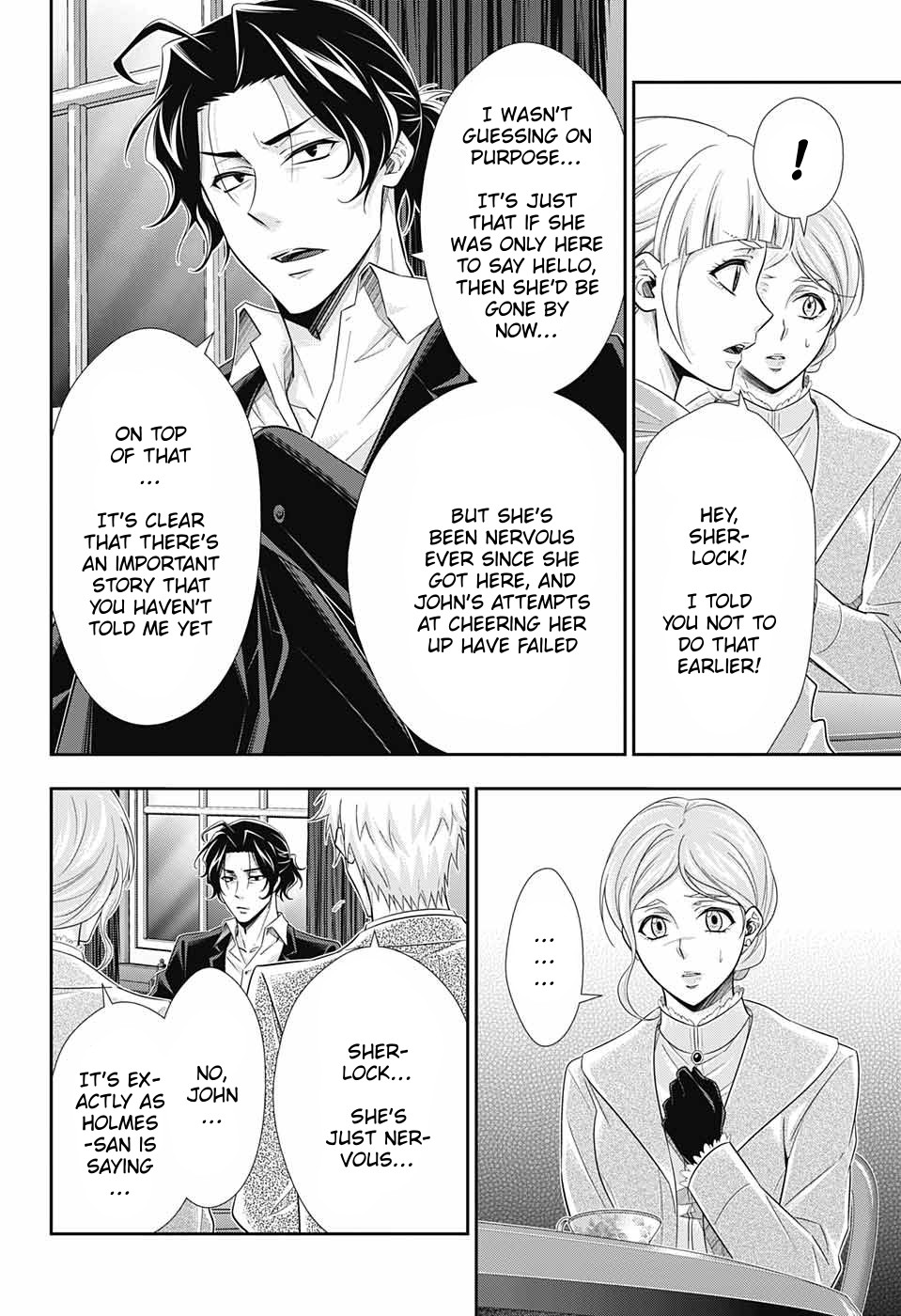 Yukoku no Moriarty Chapter 40 page 13 - Chapter 40: The Sign of Mary Act 1