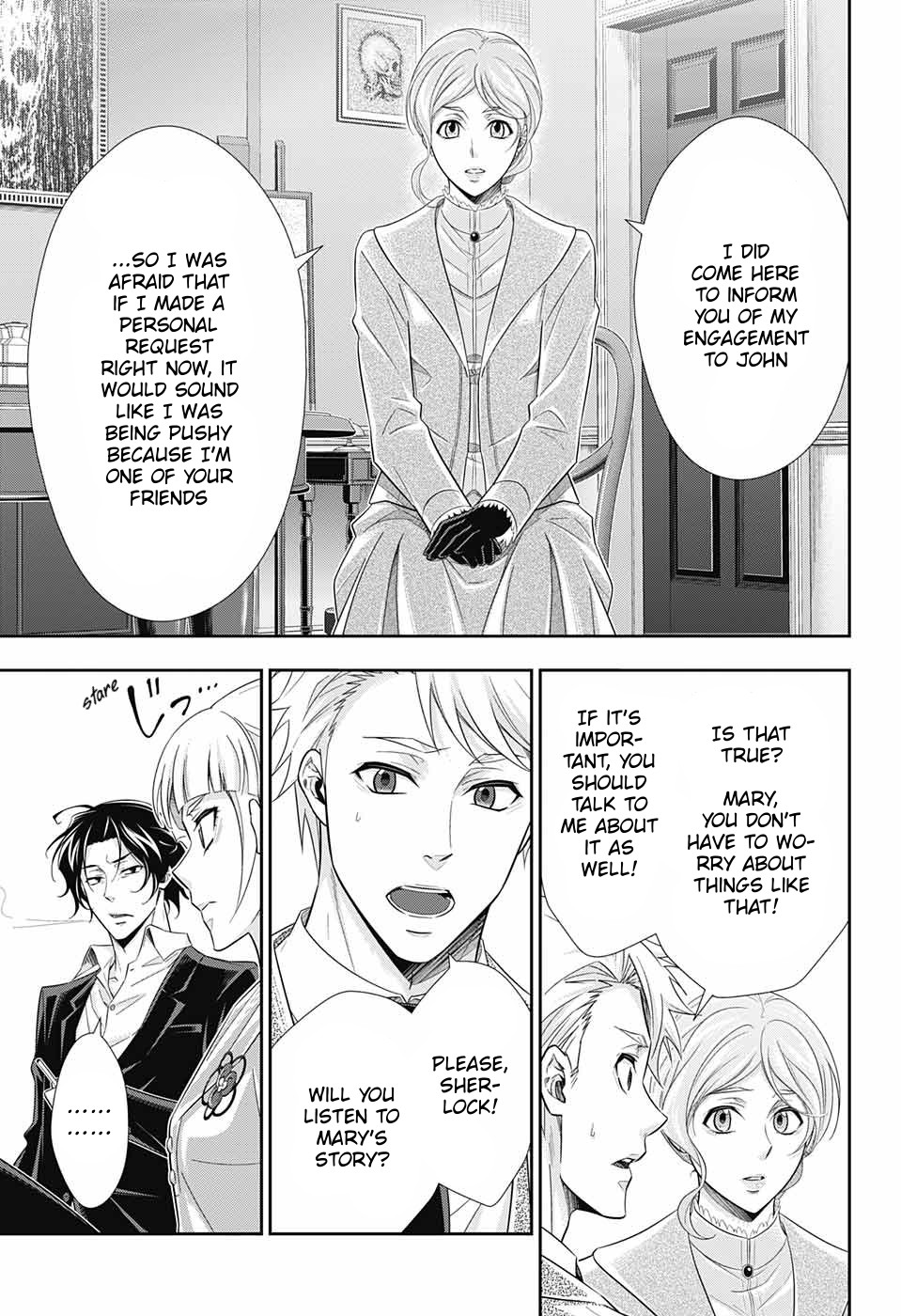Yukoku no Moriarty Chapter 40 page 14 - Chapter 40: The Sign of Mary Act 1
