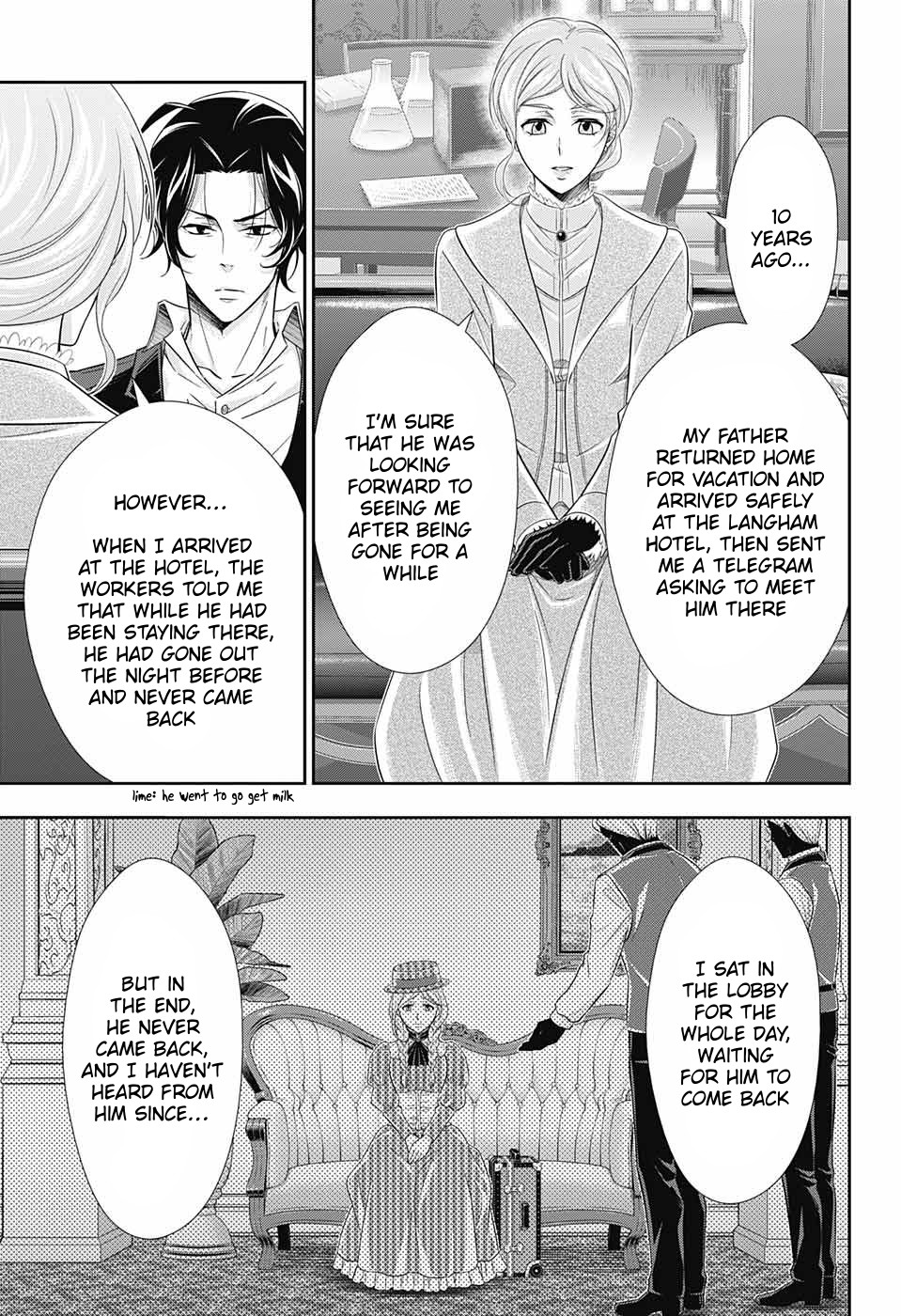 Yukoku no Moriarty Chapter 40 page 18 - Chapter 40: The Sign of Mary Act 1