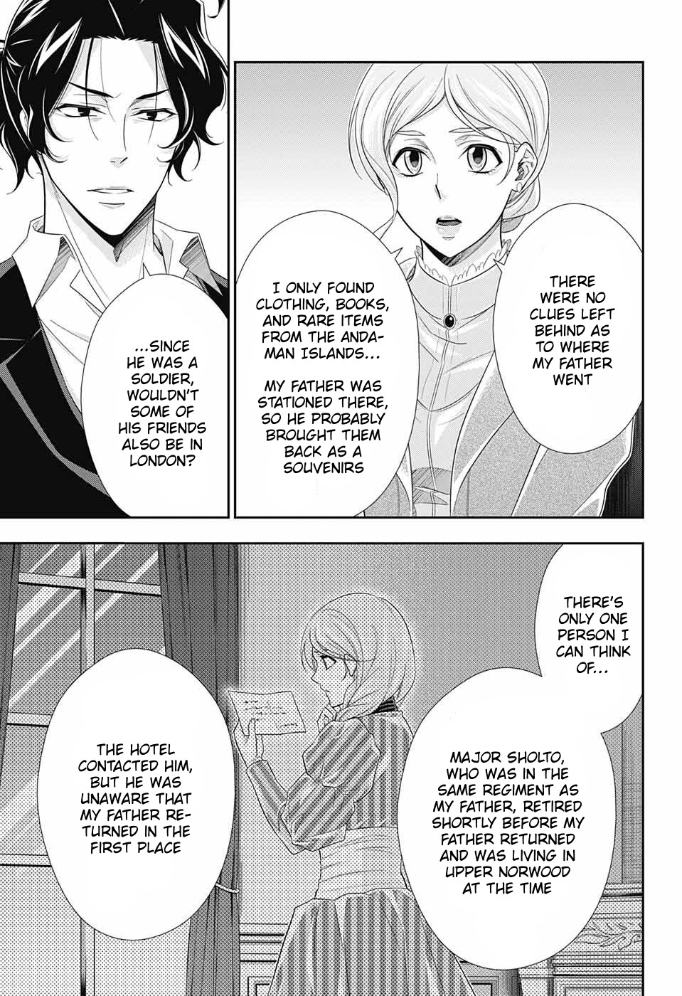 Yukoku no Moriarty Chapter 40 page 20 - Chapter 40: The Sign of Mary Act 1