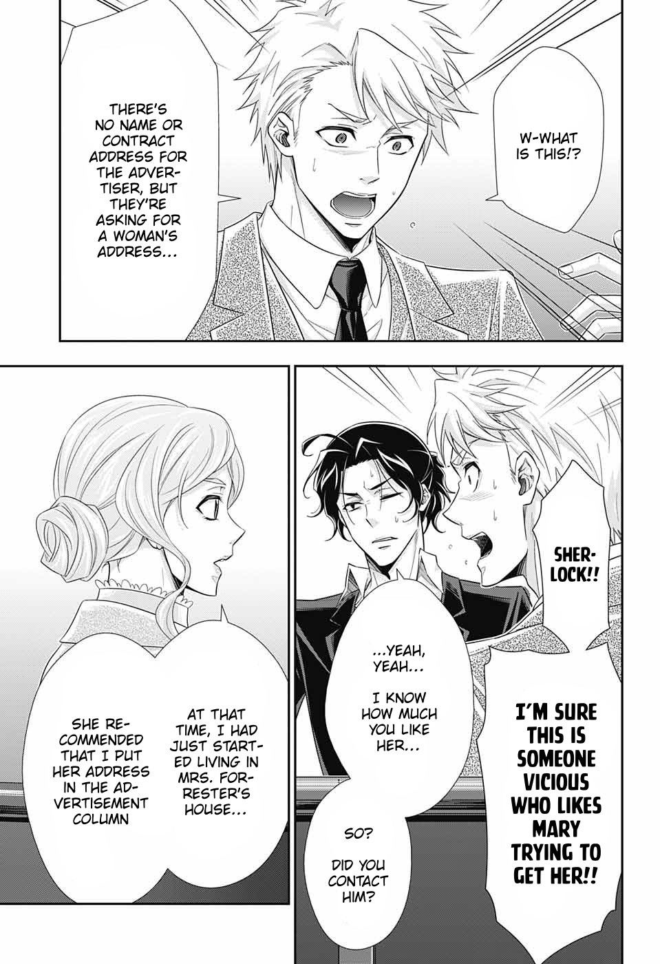 Yukoku no Moriarty Chapter 40 page 22 - Chapter 40: The Sign of Mary Act 1