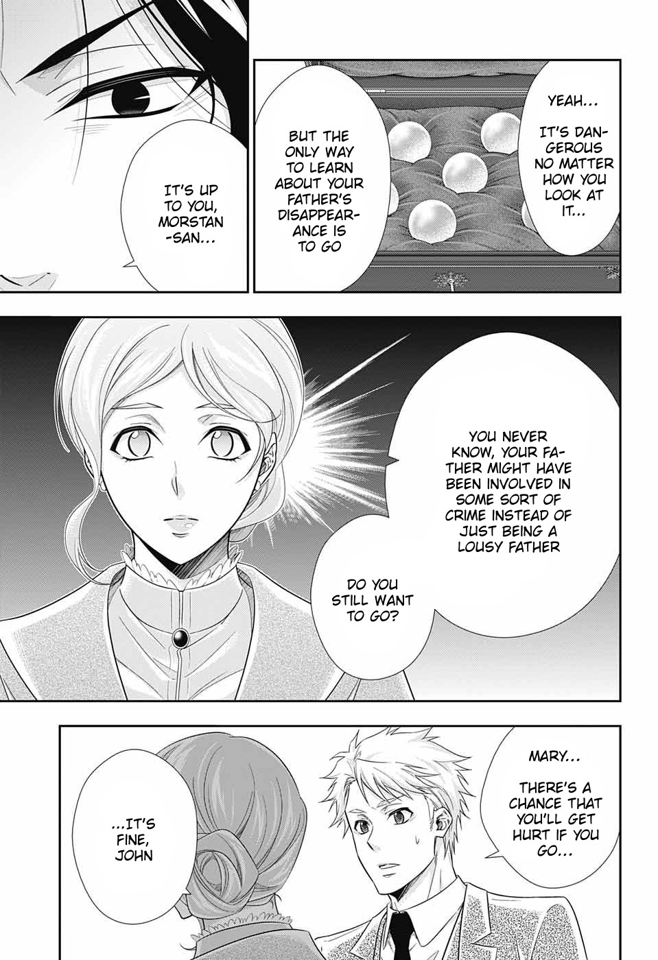 Yukoku no Moriarty Chapter 40 page 26 - Chapter 40: The Sign of Mary Act 1