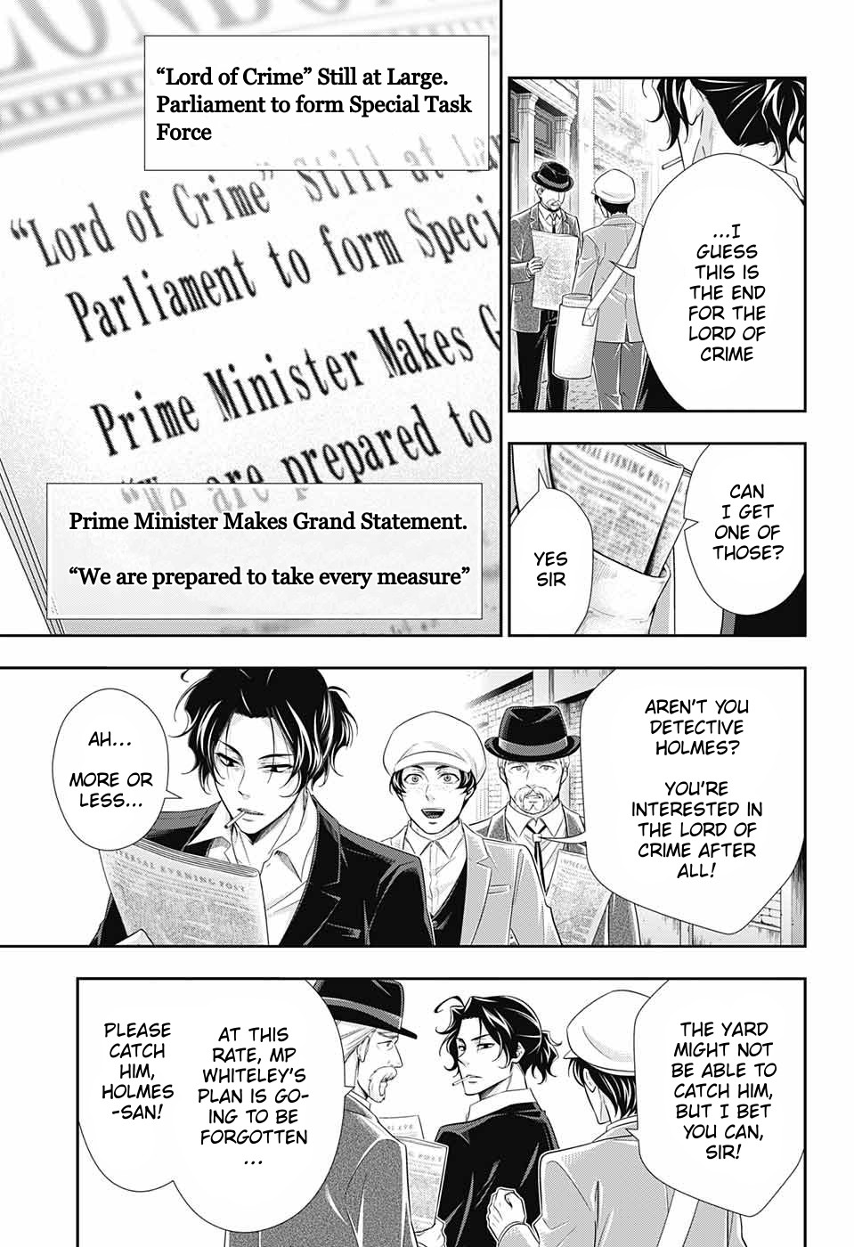 Yukoku no Moriarty Chapter 40 page 32 - Chapter 40: The Sign of Mary Act 1