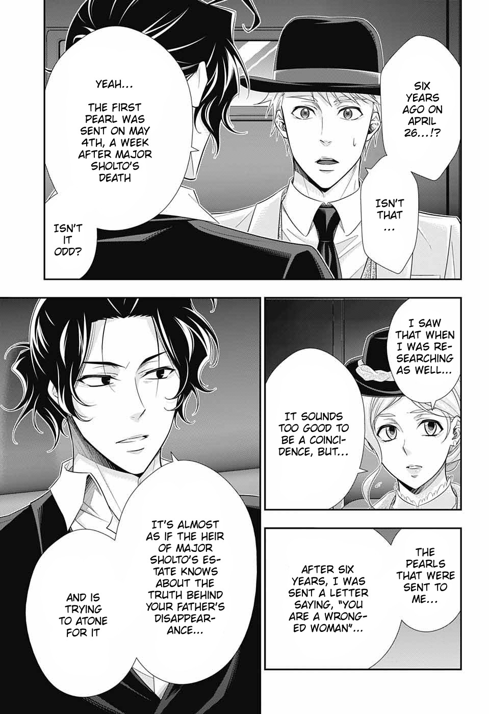Yukoku no Moriarty Chapter 40 page 36 - Chapter 40: The Sign of Mary Act 1