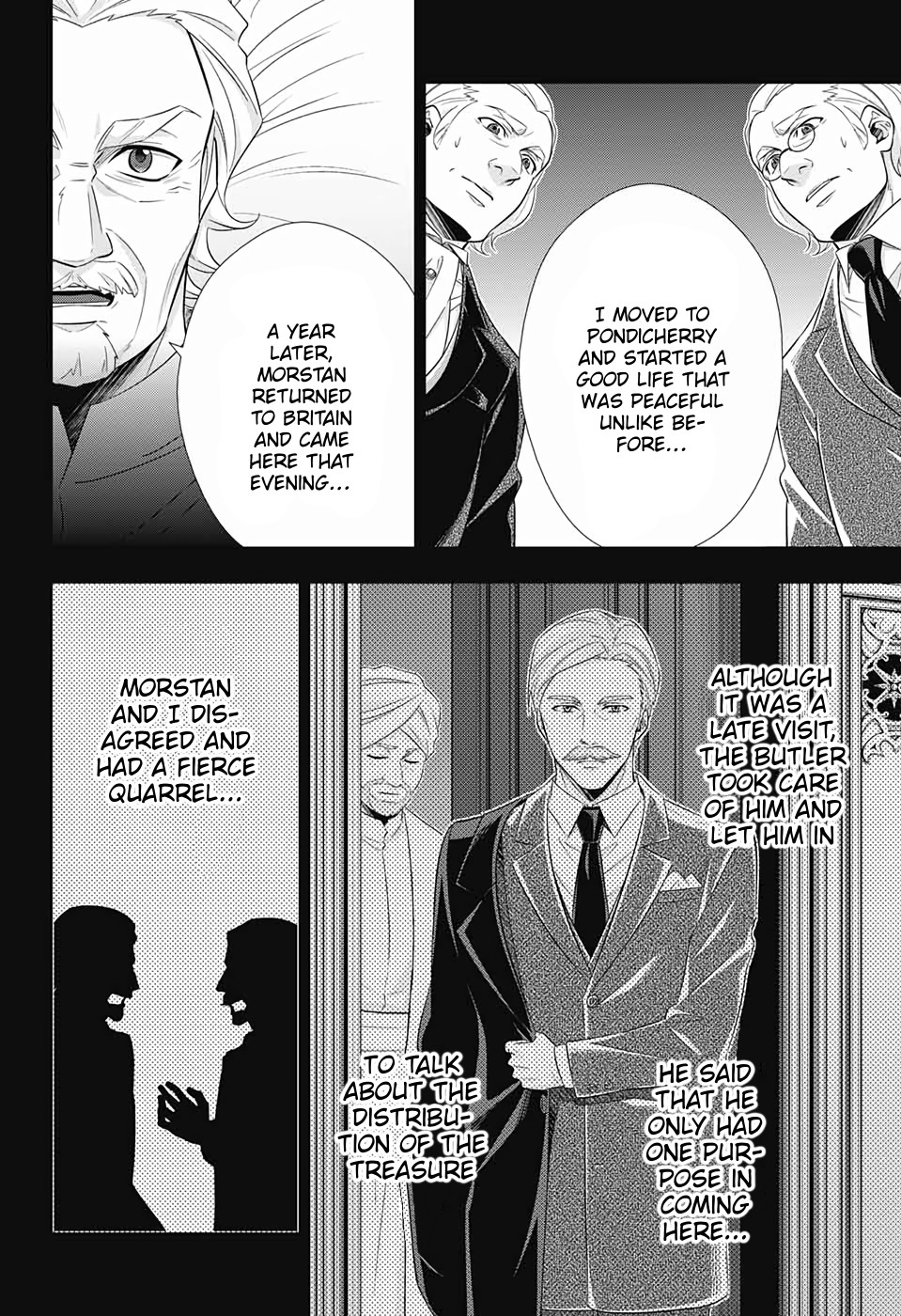 Yukoku no Moriarty Chapter 41 page 14 - Chapter 41: The Sign of Mary Act 2