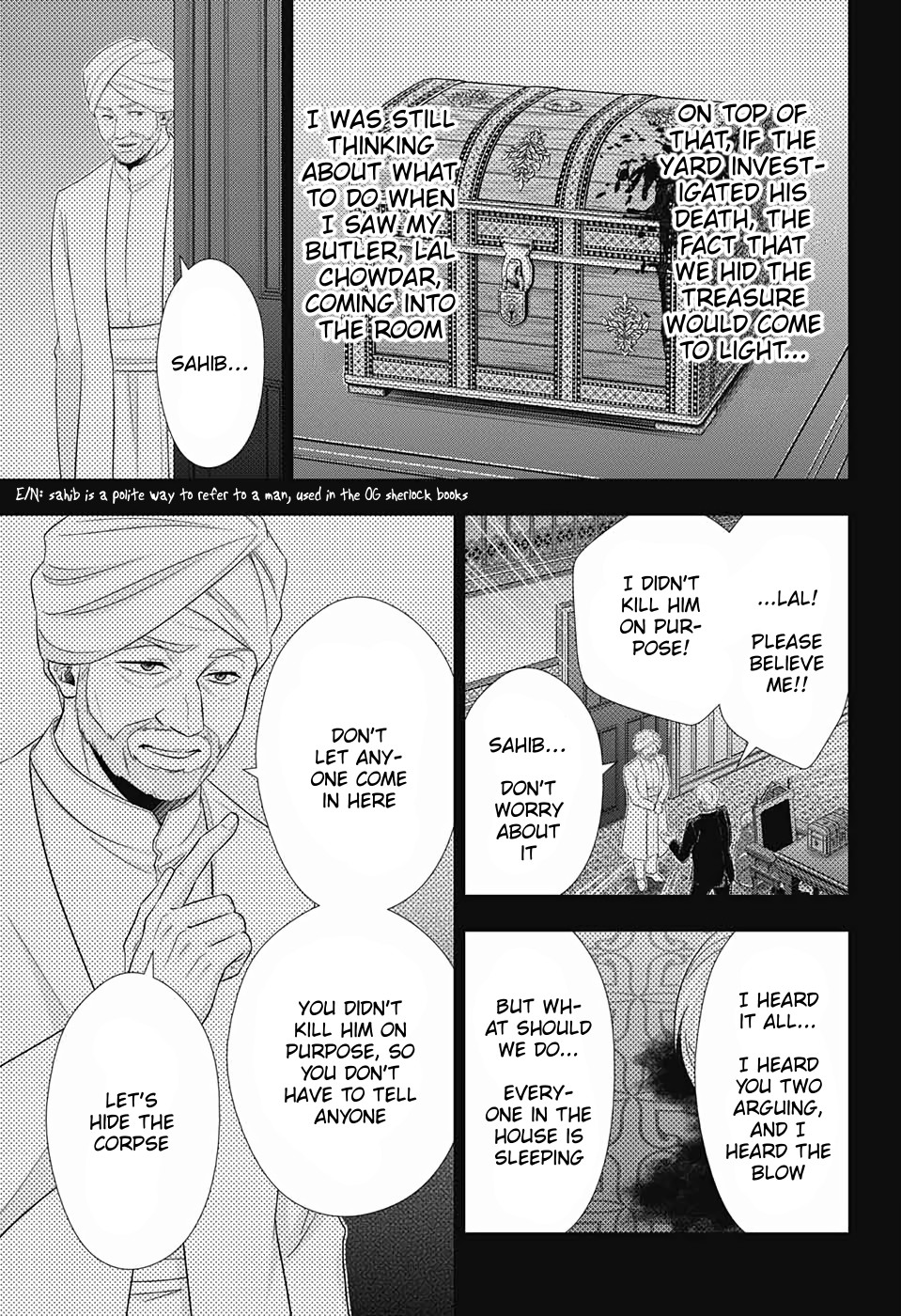 Yukoku no Moriarty Chapter 41 page 17 - Chapter 41: The Sign of Mary Act 2