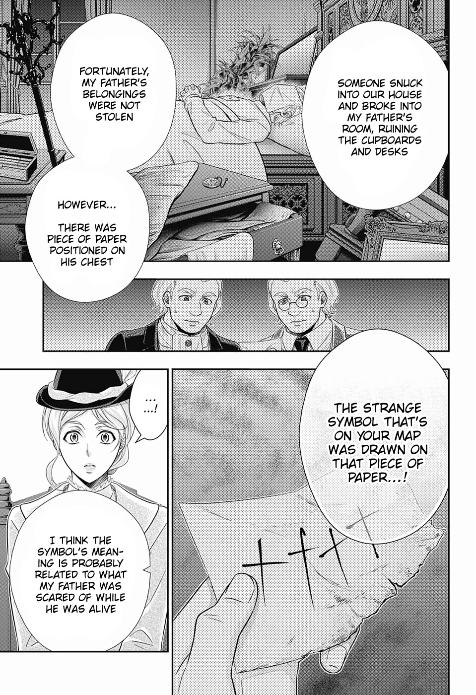 Yukoku no Moriarty Chapter 41 page 23 - Chapter 41: The Sign of Mary Act 2