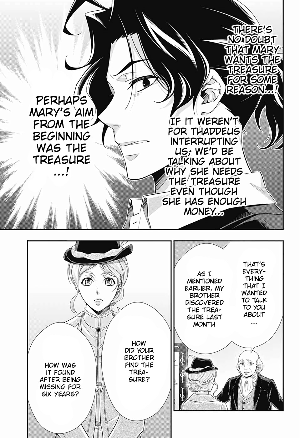 Yukoku no Moriarty Chapter 41 page 35 - Chapter 41: The Sign of Mary Act 2