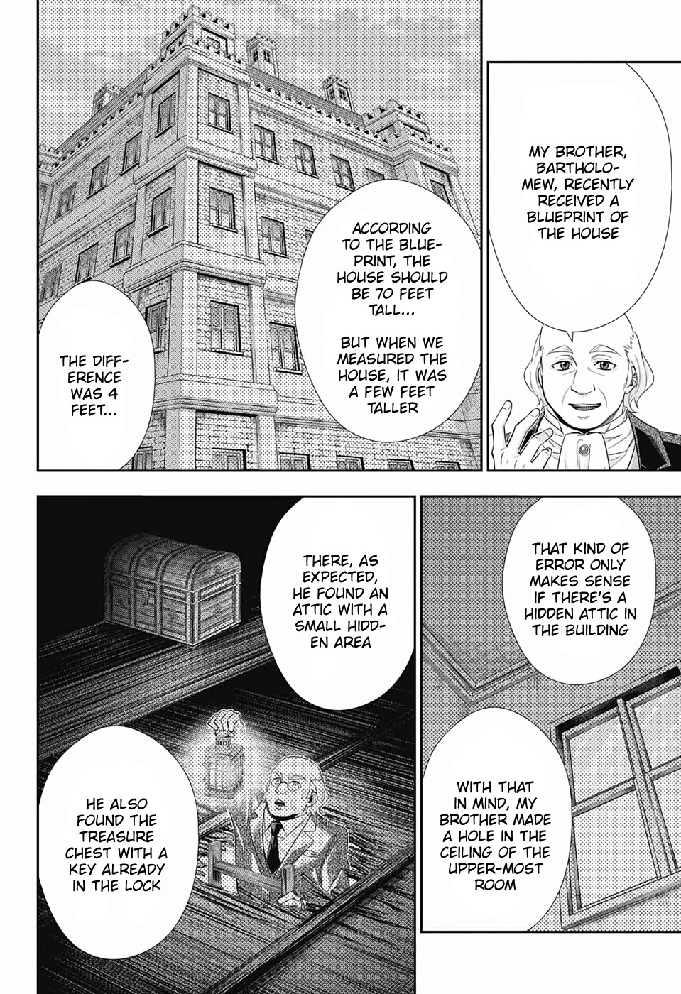 Yukoku no Moriarty Chapter 41 page 36 - Chapter 41: The Sign of Mary Act 2