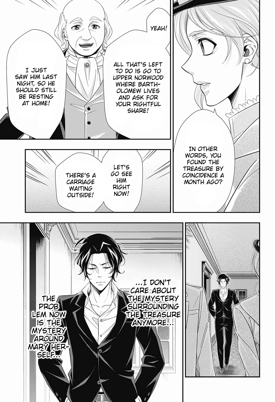 Yukoku no Moriarty Chapter 41 page 37 - Chapter 41: The Sign of Mary Act 2