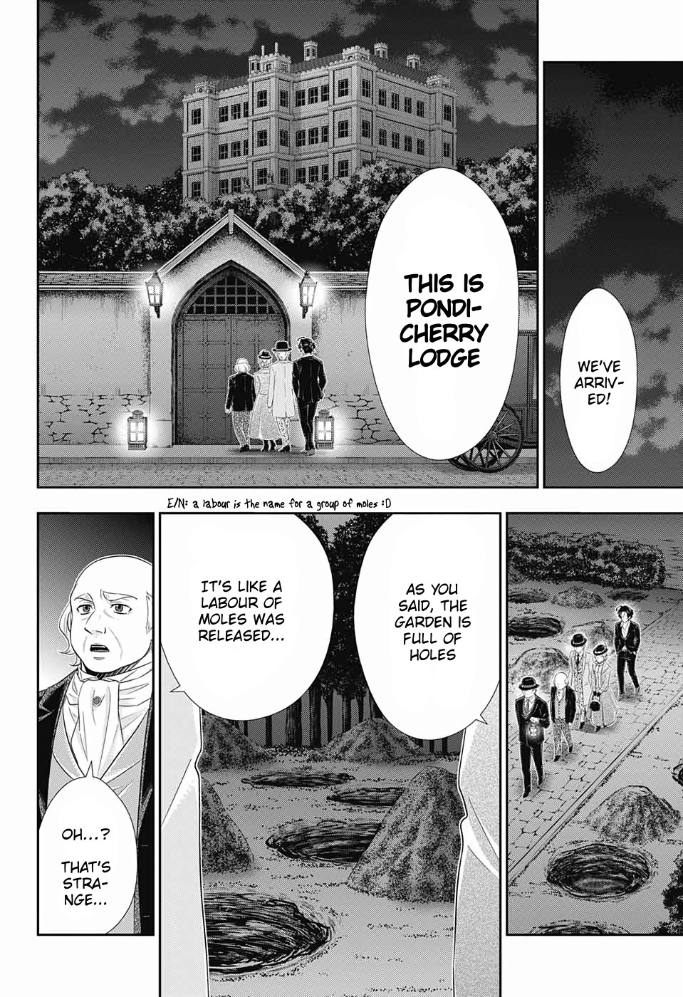 Yukoku no Moriarty Chapter 41 page 39 - Chapter 41: The Sign of Mary Act 2