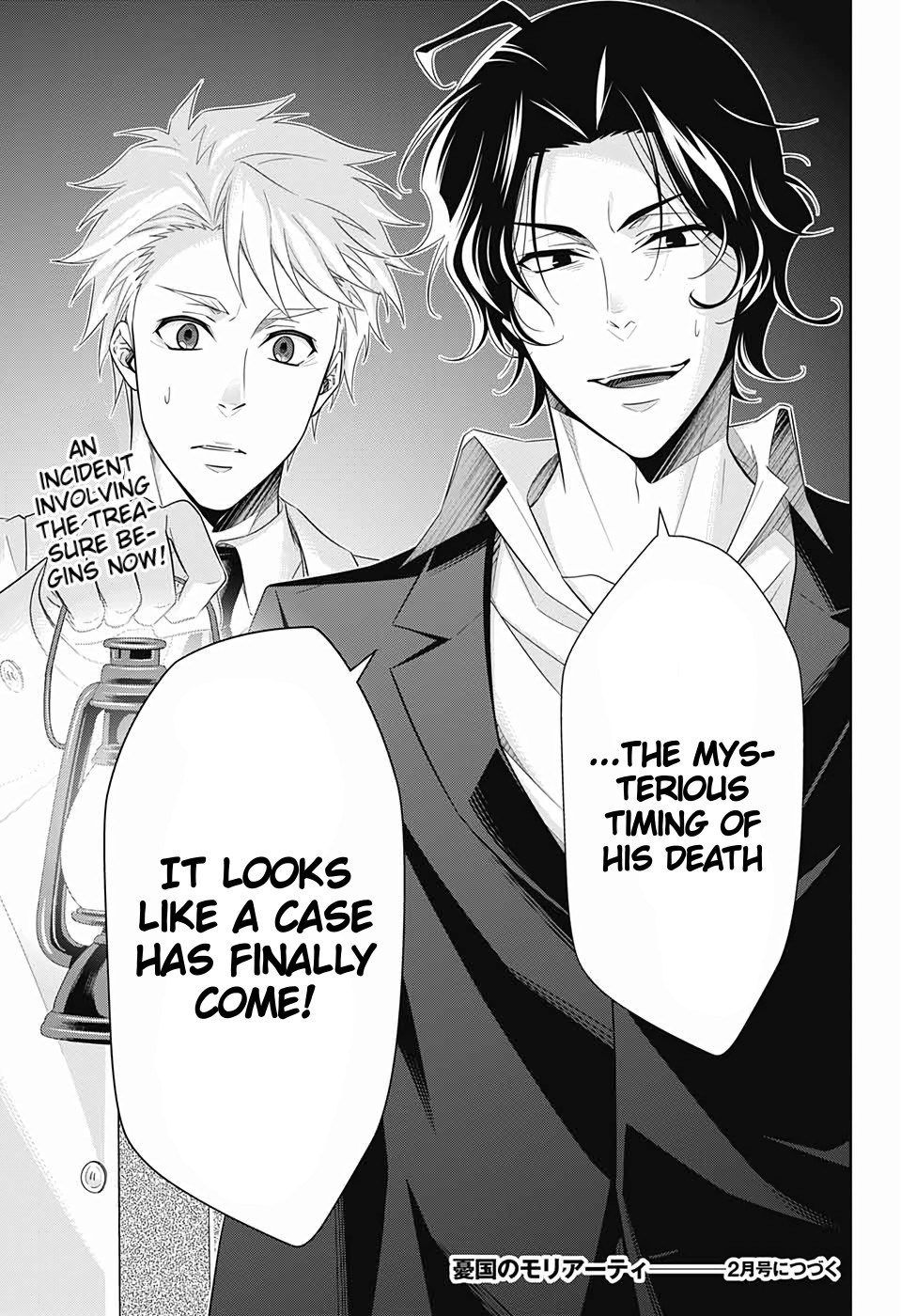 Yukoku no Moriarty Chapter 41 page 46 - Chapter 41: The Sign of Mary Act 2