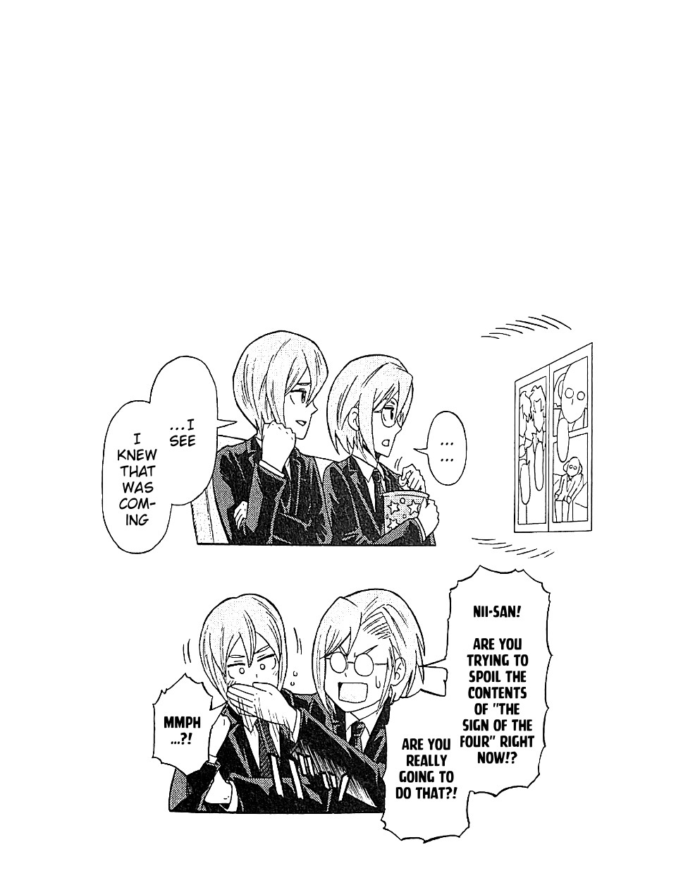 Yukoku no Moriarty Chapter 41 page 47 - Chapter 41: The Sign of Mary Act 2