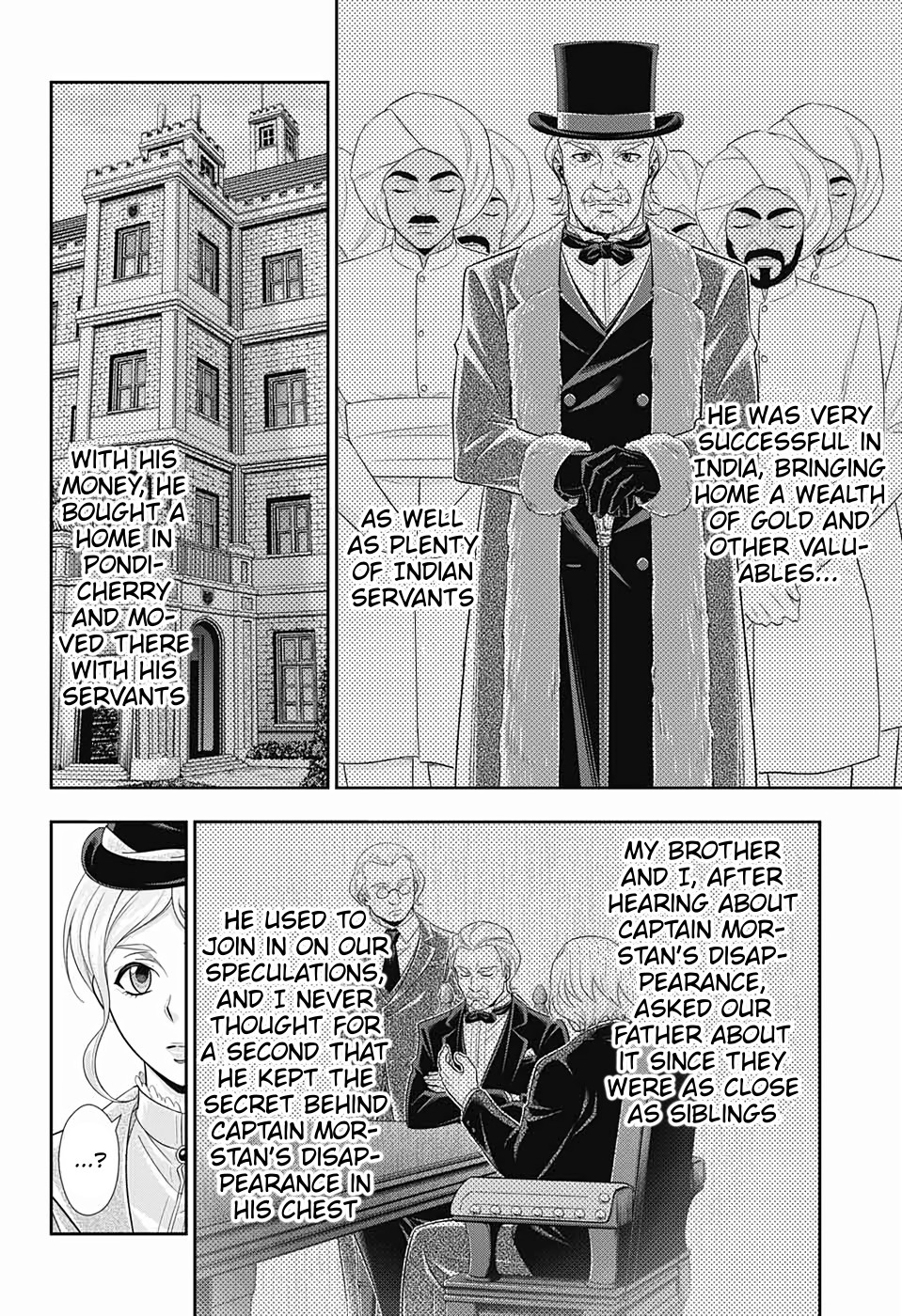 Yukoku no Moriarty Chapter 41 page 8 - Chapter 41: The Sign of Mary Act 2