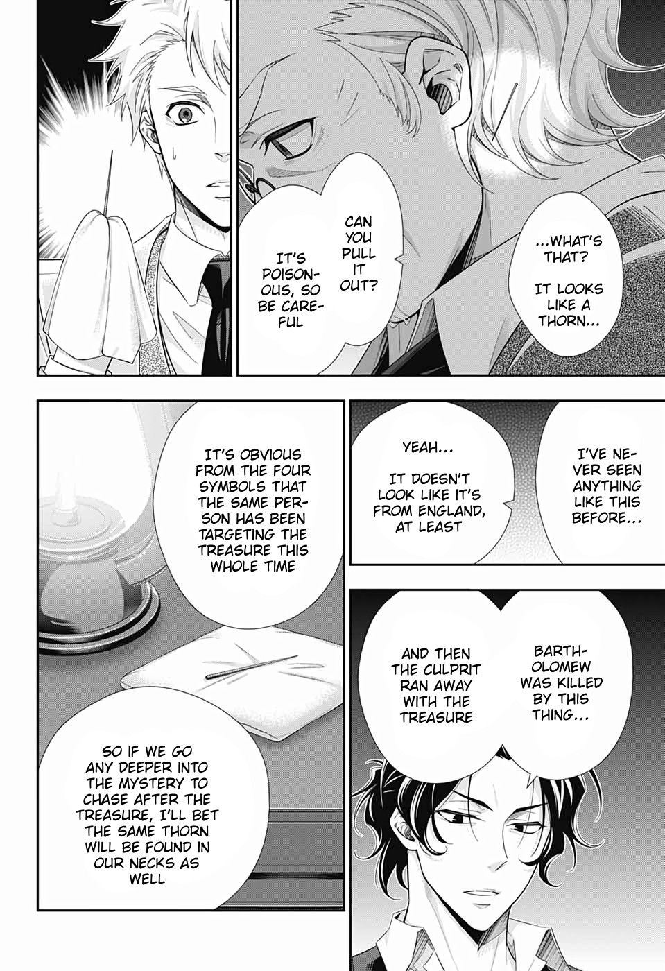 Yukoku no Moriarty Chapter 42 page 12 - Chapter 42: The Sign of Mary Act 3